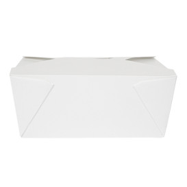 Contenitore di Cibo Bianco 19,7x14x9cm 2880ml (50 Pezzi)