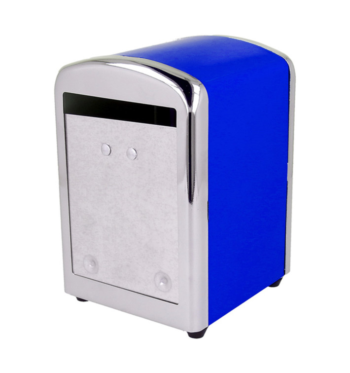 Dispenser Tovaglioli Miniservis Acciaio Blu (12 Pezzi) Dispenser Tovaglioli Miniservis Acciaio Blu (12 Pezzi)