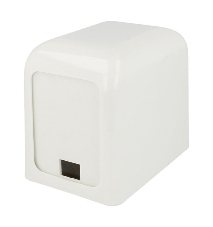 Dispenser Tovaglioli Miniservis Plastica Bianco 17x17cm (1 Pezzi) Dispenser Tovaglioli Miniservis Plastica Bianco 17x17cm (1 Pezzi)