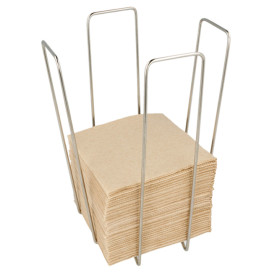  Portatovaglioli Cocktail di Filo 11x11x18cm (12 Pezzi)