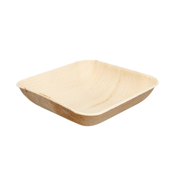 Ciotola di Foglia di Palma 15x15x4cm (25 Pezzi) Ciotola di Foglia di Palma 15x15x4cm (25 Pezzi)