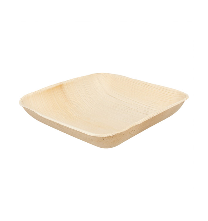 Ciotola di Foglia di Palma 20x20x4cm (25 Pezzi) Ciotola di Foglia di Palma 20x20x4cm (25 Pezzi)
