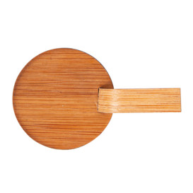 Mini Pala da Bambù Naturale Tapas Ø5 cm (400 Pezzi)