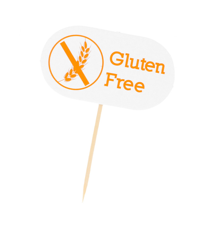 Stuzzicadenti Marcatore Gluten Free 8 cm (100 Pezzi) Stuzzicadenti Marcatore Gluten Free 8 cm (100 Pezzi)