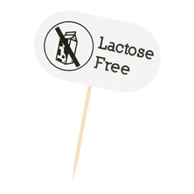Stuzzicadenti Marcatore Lactose Free 8 cm (100 Pezzi)