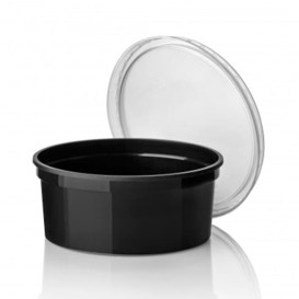 Coppette Plastico Nera 350ml  Ø11,5cm (50 Pezzi)