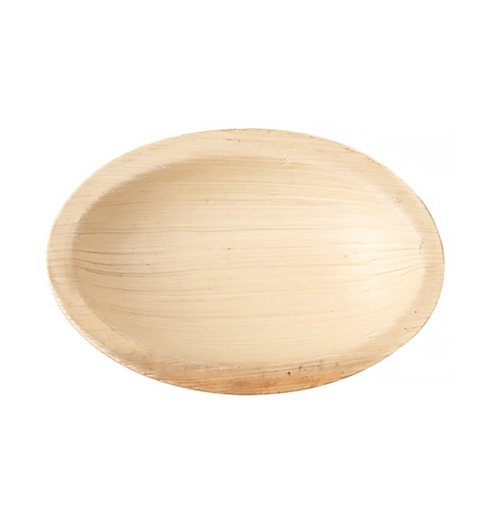 Ciotola Ovale di Foglia di Palma 9x6x1,5cm (25 Pezzi) Ciotola Ovale di Foglia di Palma 9x6x1,5cm (25 Pezzi)