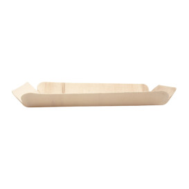 Vaschetta in Legno Rettangolare 15x11,5x1,5 cm (50 Pezzi)