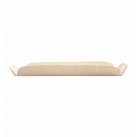 Vaschetta in Legno Rettangolare 22,5x11x3 cm (200 Pezzi)