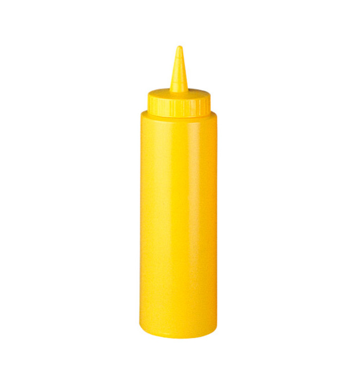 Dosatore per Salse Plastico Giallo 240ml (72 Pezzi) Dosatore per Salse Plastico Giallo 240ml (72 Pezzi)