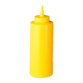 Dosatore per Salse Plastico Giallo 360ml (72 Pezzi)