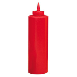 Dosatore per Salse Plastico Rosso 720ml (36 Pezzi)