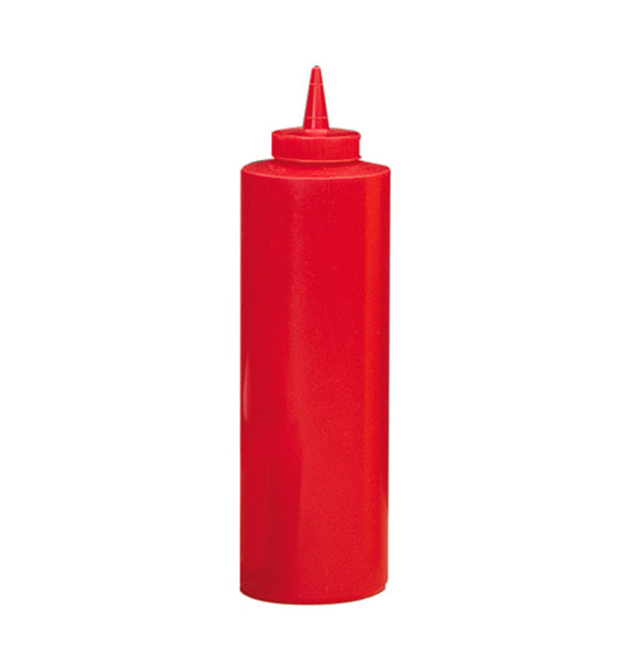 Dosatore per Salse Plastico Rosso 720ml (36 Pezzi) Dosatore per Salse Plastico Rosso 720ml (36 Pezzi)