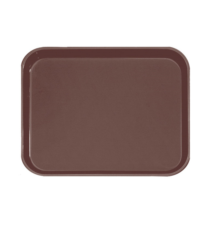 Vassoio PP Antitrascinante Marrone 51,0x38,0cm (1 Pezzi) Vassoio PP Antitrascinante Marrone 51,0x38,0cm (1 Pezzi)