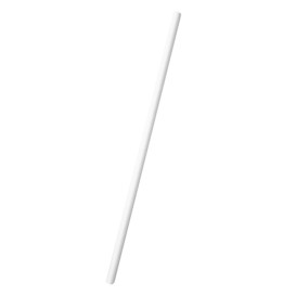 Cannuccia Dritta Carta Bianco Imbustato Bianco Ø6mm 21cm (6000 Pezzi)