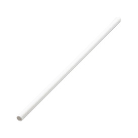 Cannuccia Dritta Carta Bianco Imbustato Bianco Ø6mm 21cm (6000 Pezzi)