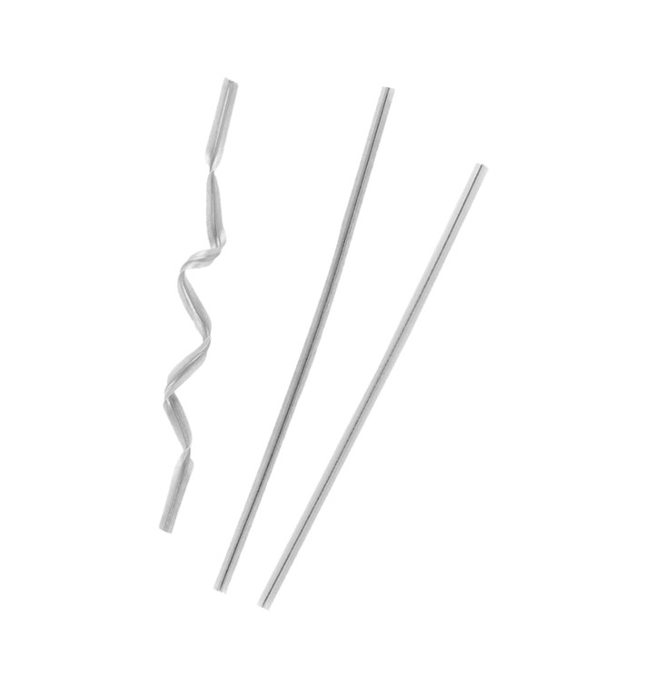 Chiusura per Sacchetti Metallo Argento 9,5cm (100 Pezzi) Chiusura per Sacchetti Metallo Argento 9,5cm (100 Pezzi)