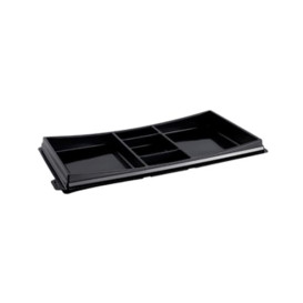 Imballaggi Sushi Nero 199x113 mm (10 Pezzi)