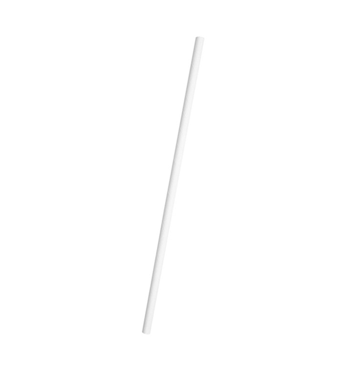 Cannuccia Dritta di Carta Bianco Ø6mm 20cm (250 Pezzi) Cannuccia Dritta di Carta Bianco Ø6mm 20cm (250 Pezzi)