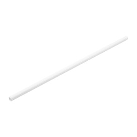 Cannuccia Dritta di Carta Bianco Ø6mm 20cm (250 Pezzi)