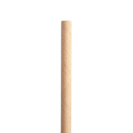 Cannuccia Dritta di Carta Kraft Ø6mm 14cm (250 Pezzi)