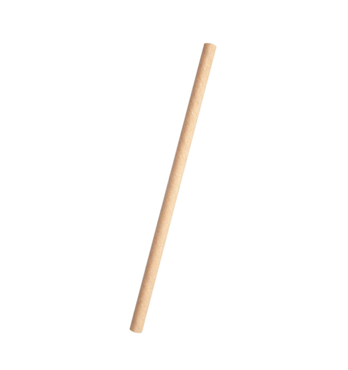 Cannuccia Dritta di Carta Kraft Ø6mm 14cm (6.000 Pezzi) Cannuccia Dritta di Carta Kraft Ø6mm 14cm (6.000 Pezzi)