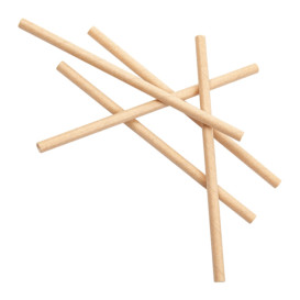 Cannuccia Dritta di Carta Kraft Ø6mm 14cm (6.000 Pezzi)