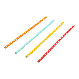 Cannuccia Dritta di Carta Punti Ø6mm 21cm (3.000 Pezzi)
