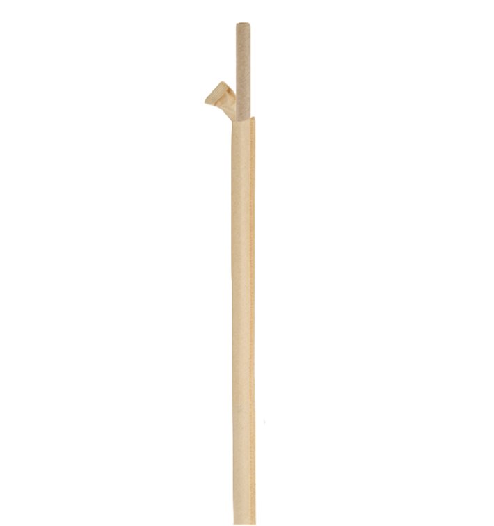Cannuccia Dritta Carta Negrae Imbustato Kraft Ø8mm 20cm (100 Pezzi) Cannuccia Dritta Carta Negrae Imbustato Kraft Ø8mm 20cm (100 Pezzi)