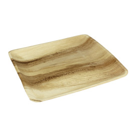 Piatto Quadrato in Foglia di Palma 24x24cm (25 Pezzi)