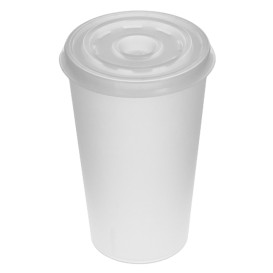 Coperchio a Croce per Bicchiere EPS da 6Oz/7Oz e Carta 6Oz Ø7,4cm (100 Pezzi)