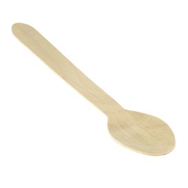 Cucchiaio di Legno Eco 16cm (100 Pezzi)