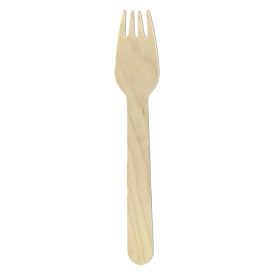 Forchetta di Legno Eco 16cm (1.000 Pezzi)