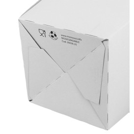 Scatola Pop Corn Piccolo Bianca 45 gr 6,5x8,5x15cm (700 Pezzi)