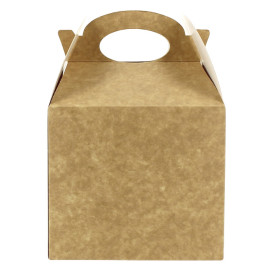 Scatola Menu Kraft 131x131x115mm (25 Pezzi)