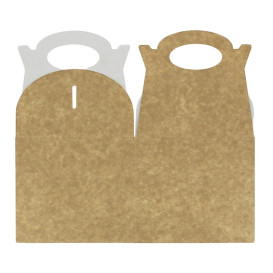 Scatola Menu Kraft 131x131x115mm (250 Pezzi)