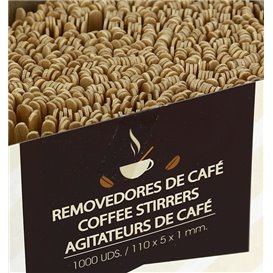Palette di Legno Naturale per Caffè 110mm (1000 Pezzi)
