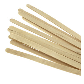 Palette per Caffè di Legno Imbustate 140mm (500 Pezzi)