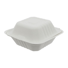 Contenitori Canna Zucchero Bianco 152x153x77mm (500 Pezzi)