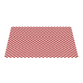 Carta Antigrasso Rosso 28x33cm (1000 Pezzi)