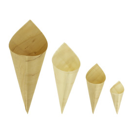 Cono in Foglia di Pino 125mm (50 Pezzi)