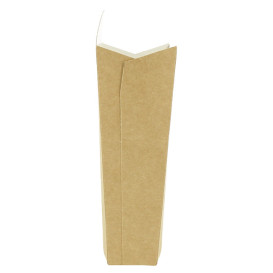 Scatola Kraft per Fritte Grande 8,2x4,5x14,9cm (25 Pezzi)