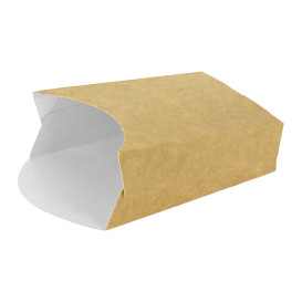 Scatola Kraft per Fritte Mediano 8,2x3,5x12,5cm (25 Pezzi)