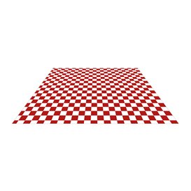 Carta Antigrasso “Vichy” Rosso 20x24,5cm (1000 Pezzi)