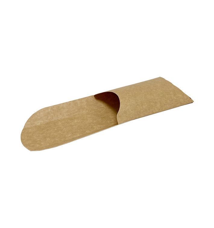 Contenitore in Cartone Kraft per Wraps 240x90x35mm (1.000 Pezzi) Contenitore in Cartone Kraft per Wraps 240x90x35mm (1.000 Pezzi)