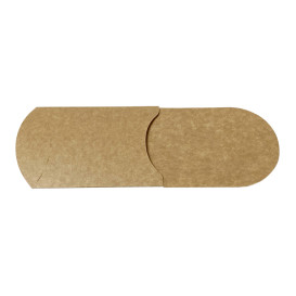 Contenitore in Cartone Kraft per Wraps 240x90x35mm (1.000 Pezzi)