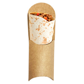 Contenitore in Cartone Kraft per Wraps 240x90x35mm (1.000 Pezzi)