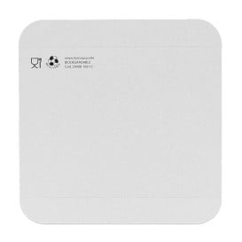 Vassoio di Carta Bianco per Gaufres 13,5x10cm (100 Pezzi)