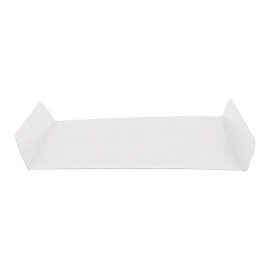 Vassoio di Carta Bianco per Gaufres 15x13cm (100 Pezzi)