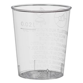 Bicchiere di Plastica per Cicchetto PS 20 ml (50 Pezzi)